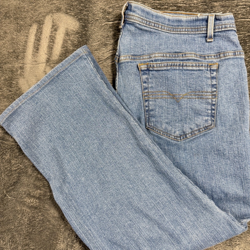 Denim & Co Bootcut Jeans Womens 18W Blue A45113